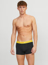 Jack & Jones LEO SOLID Mens 5 Pack Trunks Black