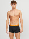 Jack & Jones LEO SOLID Mens 5 Pack Trunks Black