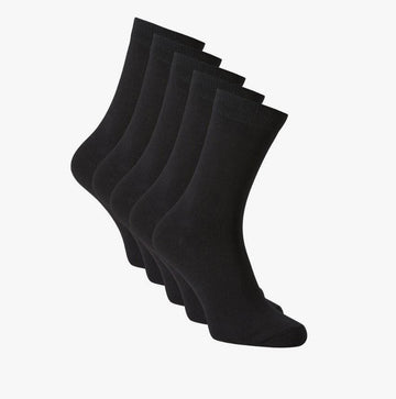 Jack & Jones JENS Mens 5-Pack Socks Black