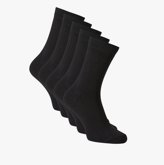 Jack & Jones JENS Mens 5-Pack Socks Black