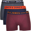 Jack & Jones JACLICHFIELD 3 Pack Trunks Mens Burgundy