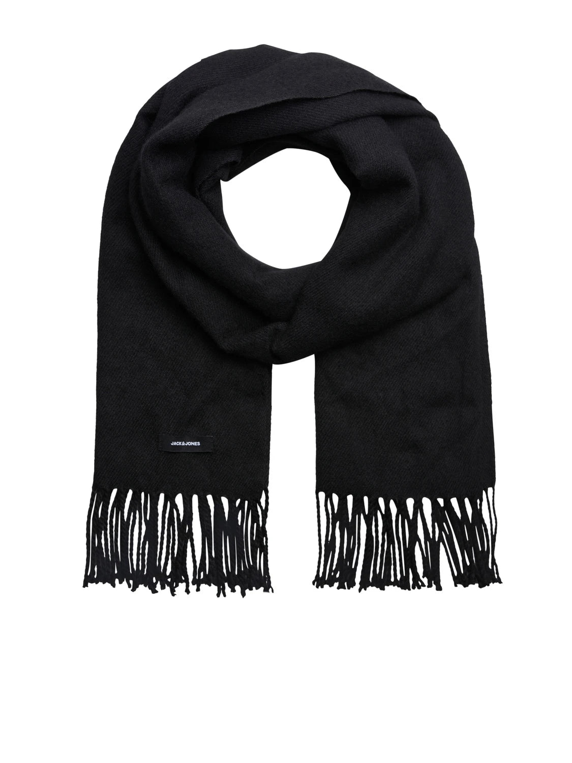 Jack & Jones SOLID WOVEN Mens Scarf Black