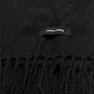 Jack & Jones SOLID WOVEN Mens Scarf Black