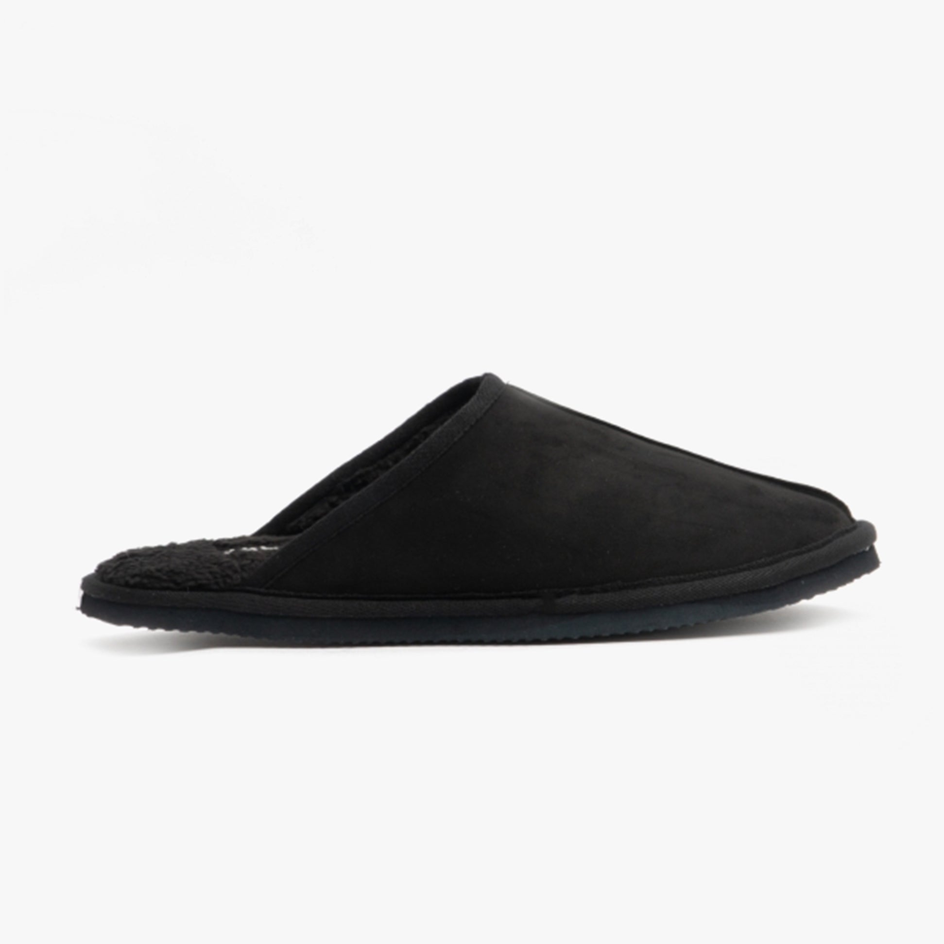 Jack & Jones DUDELY Mens Microfiber Mule Slippers Anthracite
