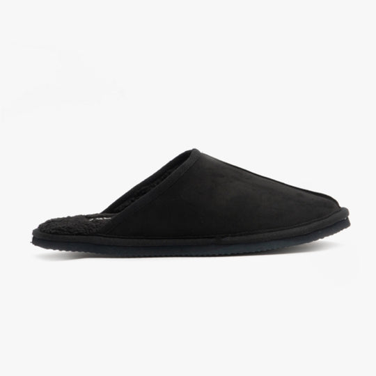 Jack & Jones DUDELY Mens Microfiber Mule Slippers Anthracite