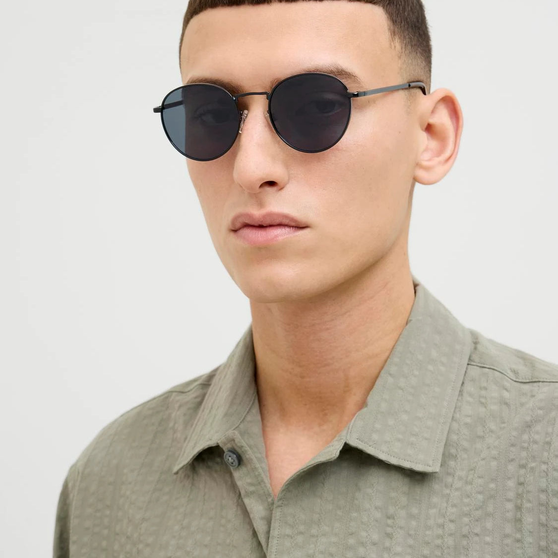 Jack & Jones RYDER Mens Sunglasses Asphalt