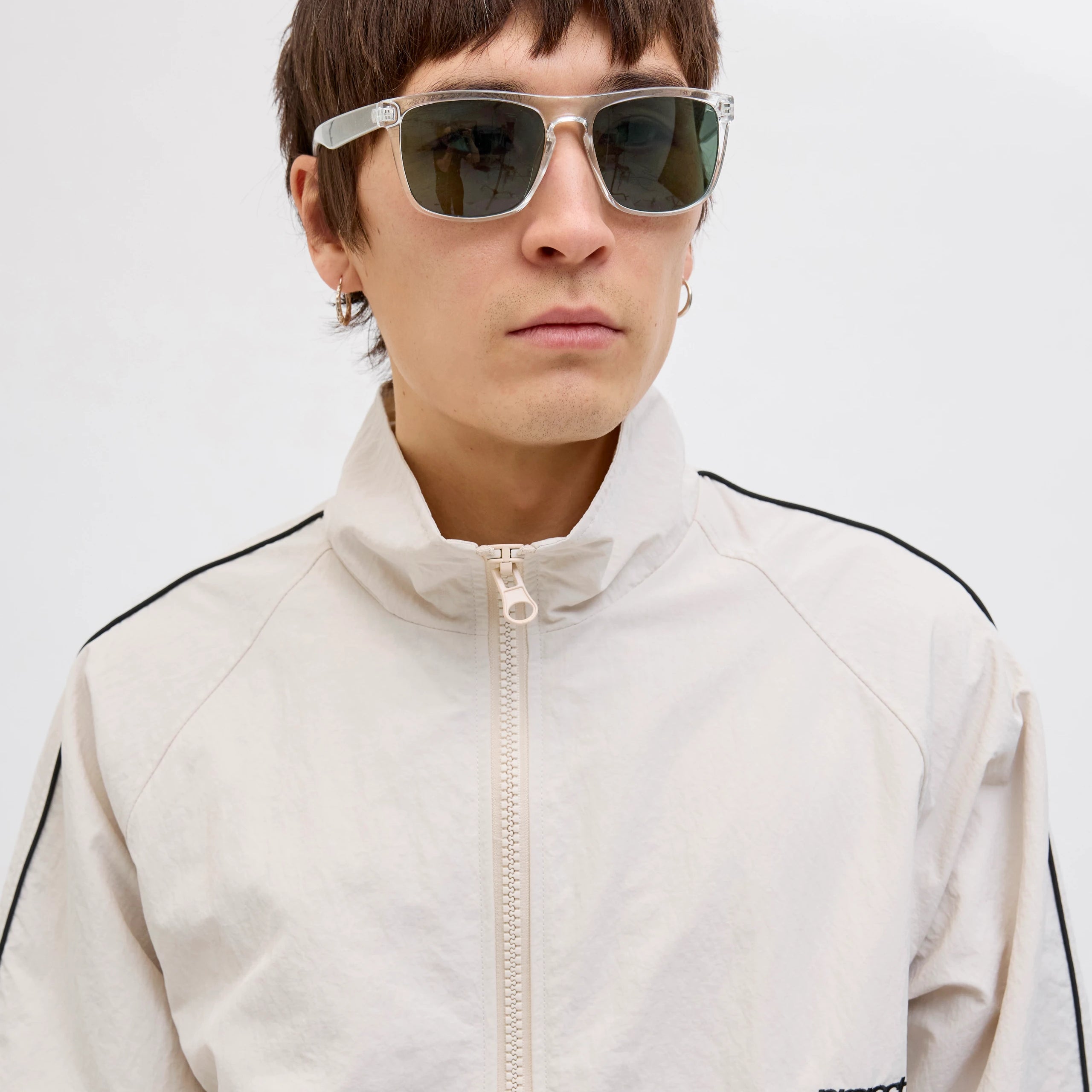 Jack & Jones RYDER Mens Sunglasses Blanc de Blanc