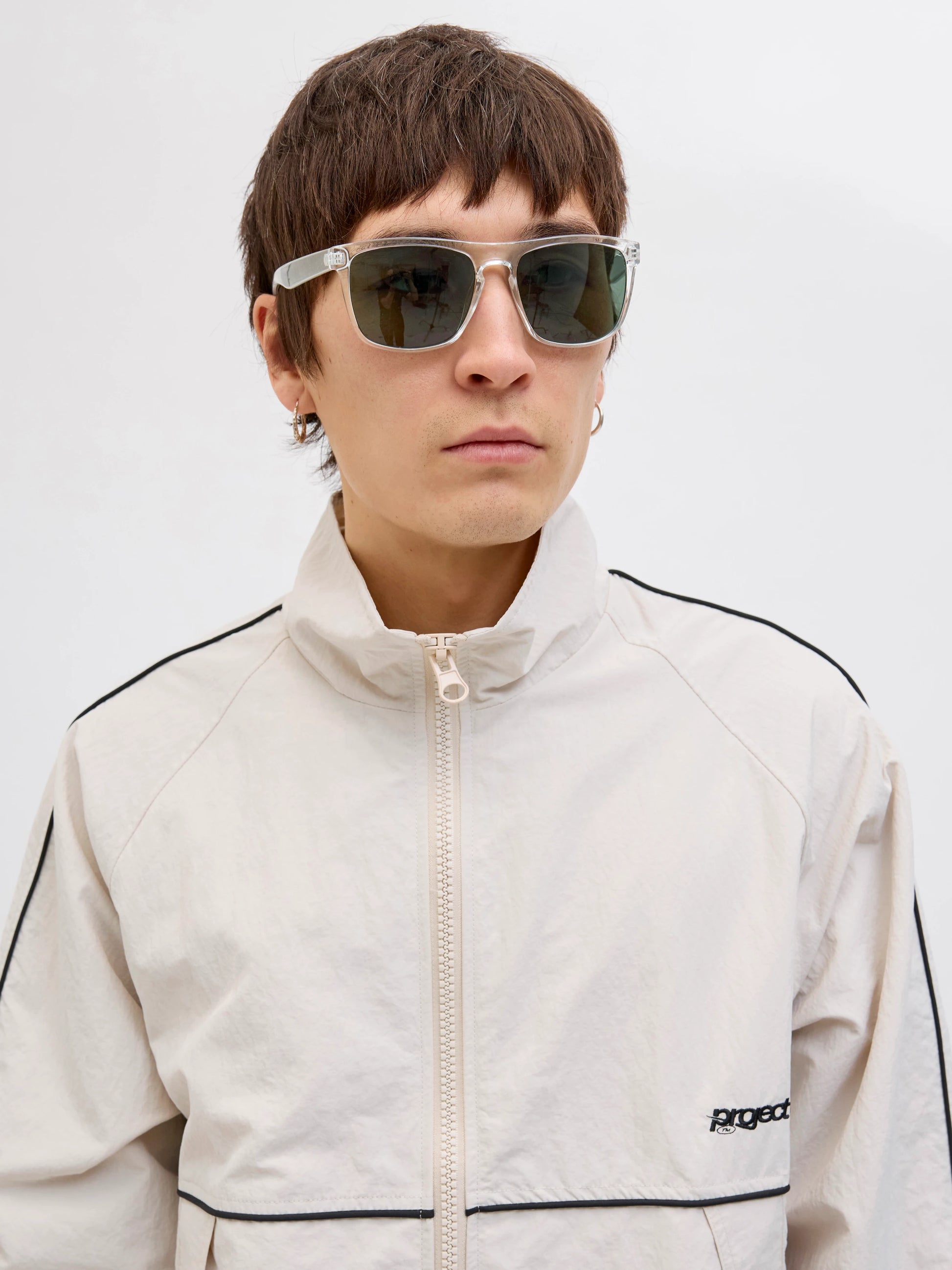 Jack & Jones RYDER Mens Sunglasses Blanc de Blanc