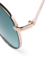Jack & Jones RYDER Mens Sunglasses Gold Colour