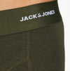 Jack & Jones BASIC BAMBOO Mens 3 Pack Trunks Forest Night