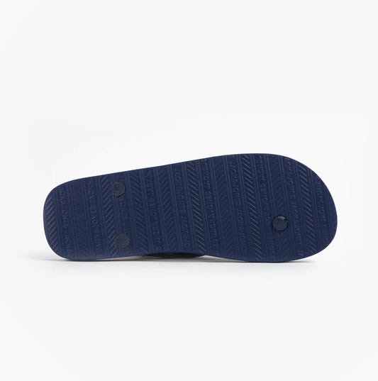 Jack & Jones LOGO PALM PRINT Mens Sliders Medieval Blue