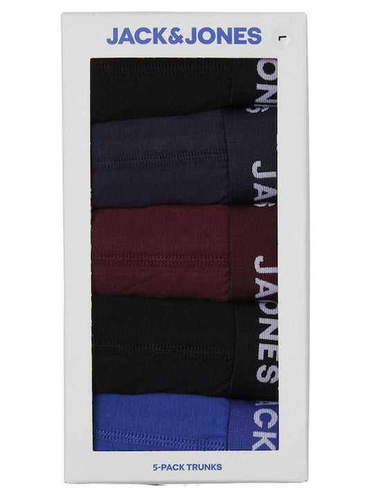 Jack & Jones JACBLACK FRIDAY 5 Pack Trunks Mens Black