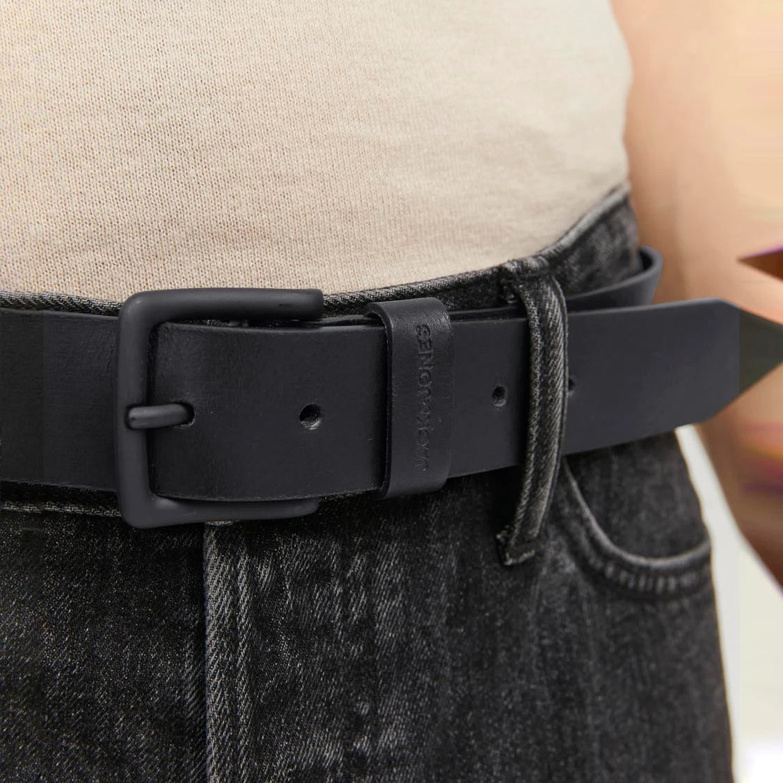 Jack & Jones ROMA Mens Belt Black