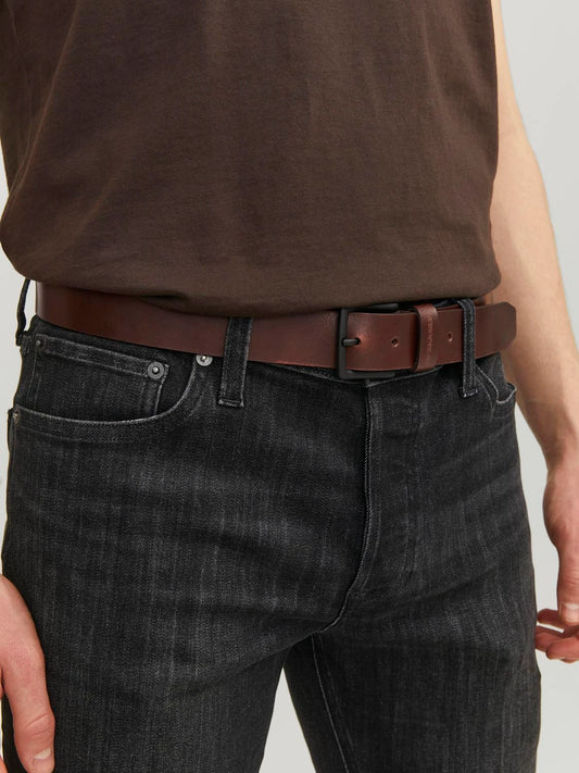 Jack & Jones ROMA Mens Belt Brown Stone