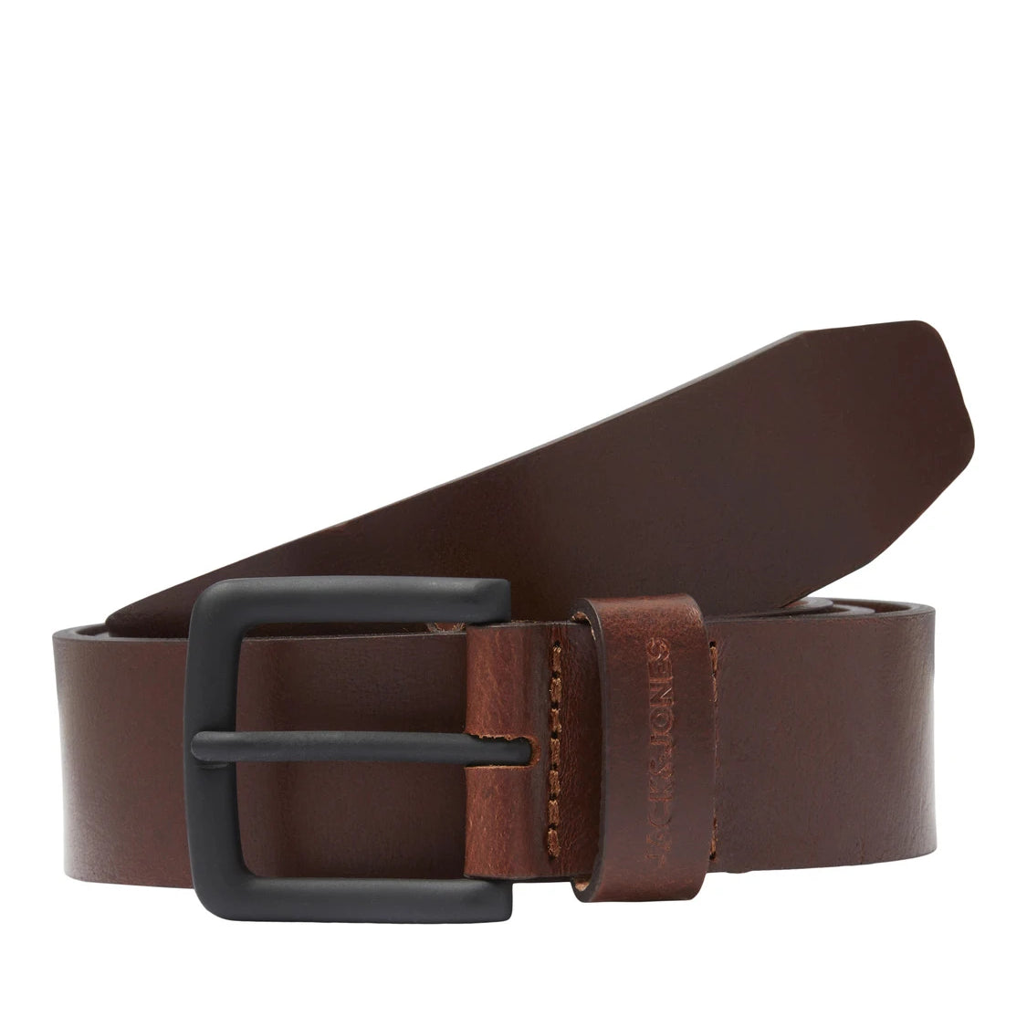 Jack & Jones ROMA Mens Belt Brown Stone