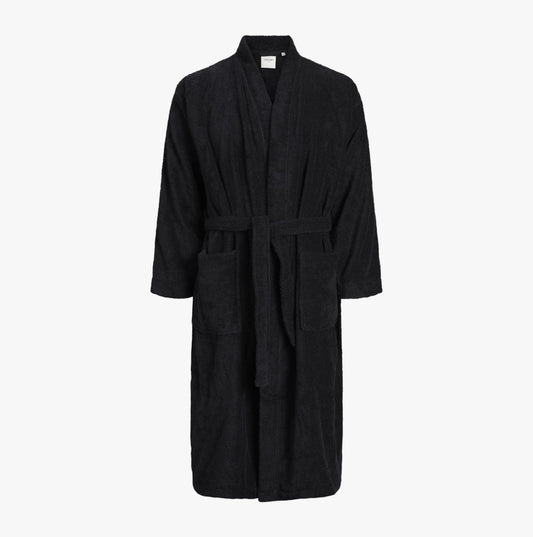 Jack & Jones SOLID Mens Bathrobe Black