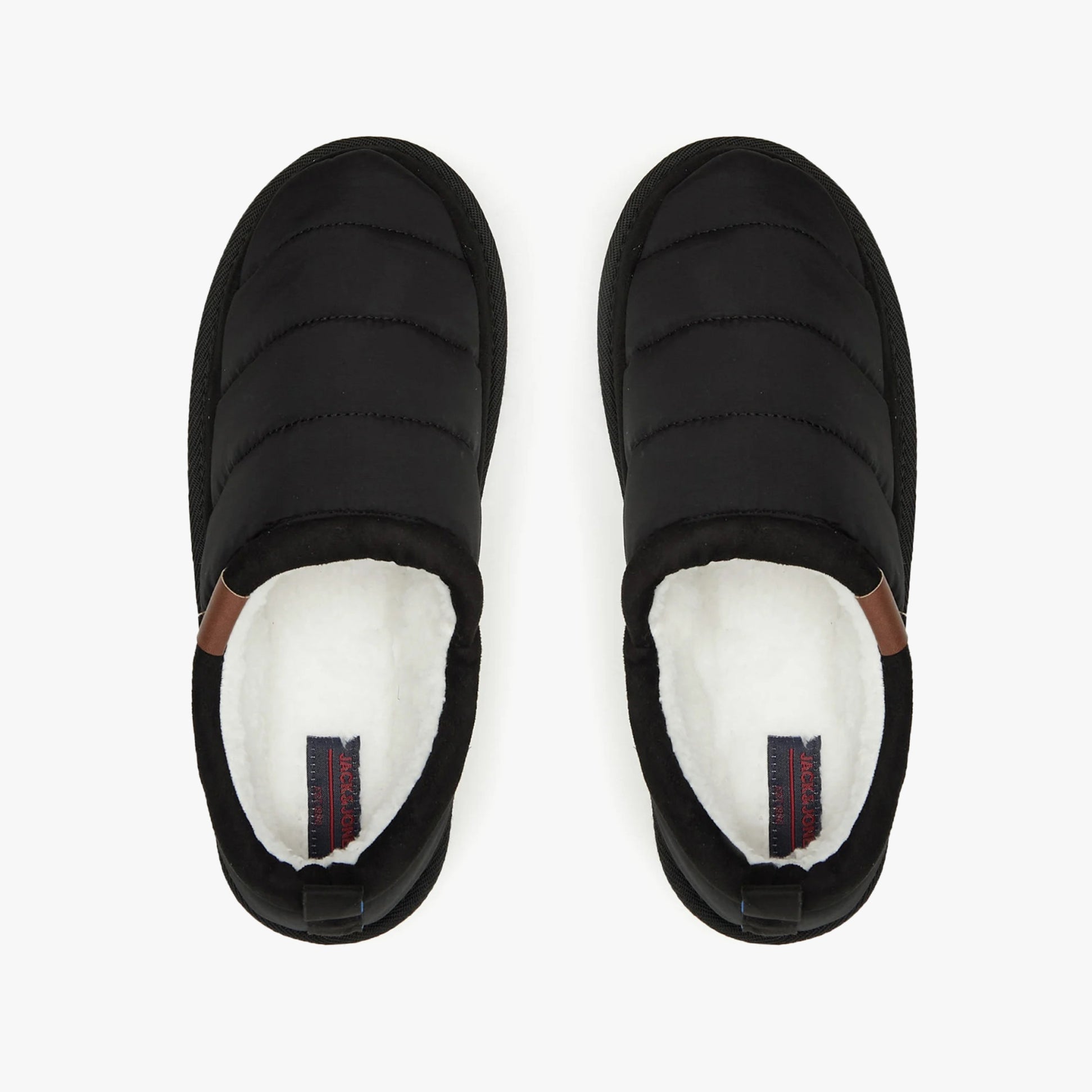 Jack & Jones PUFF MULE Mens Mule Slippers Black