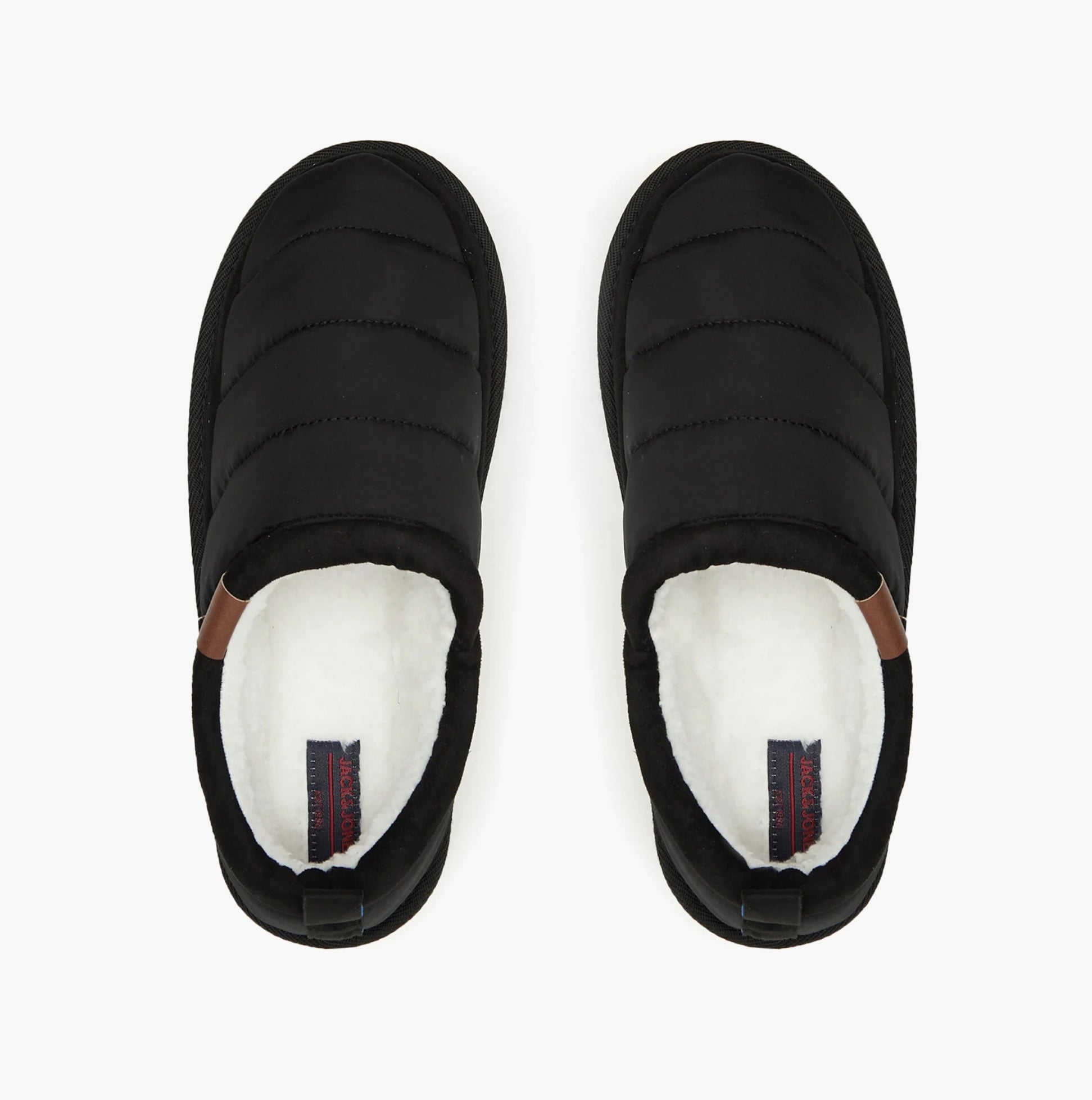 Jack & Jones PUFF MULE Mens Mule Slippers Black