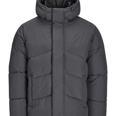 Jack & Jones WORLD Mens Puffer Jacket Asphalt