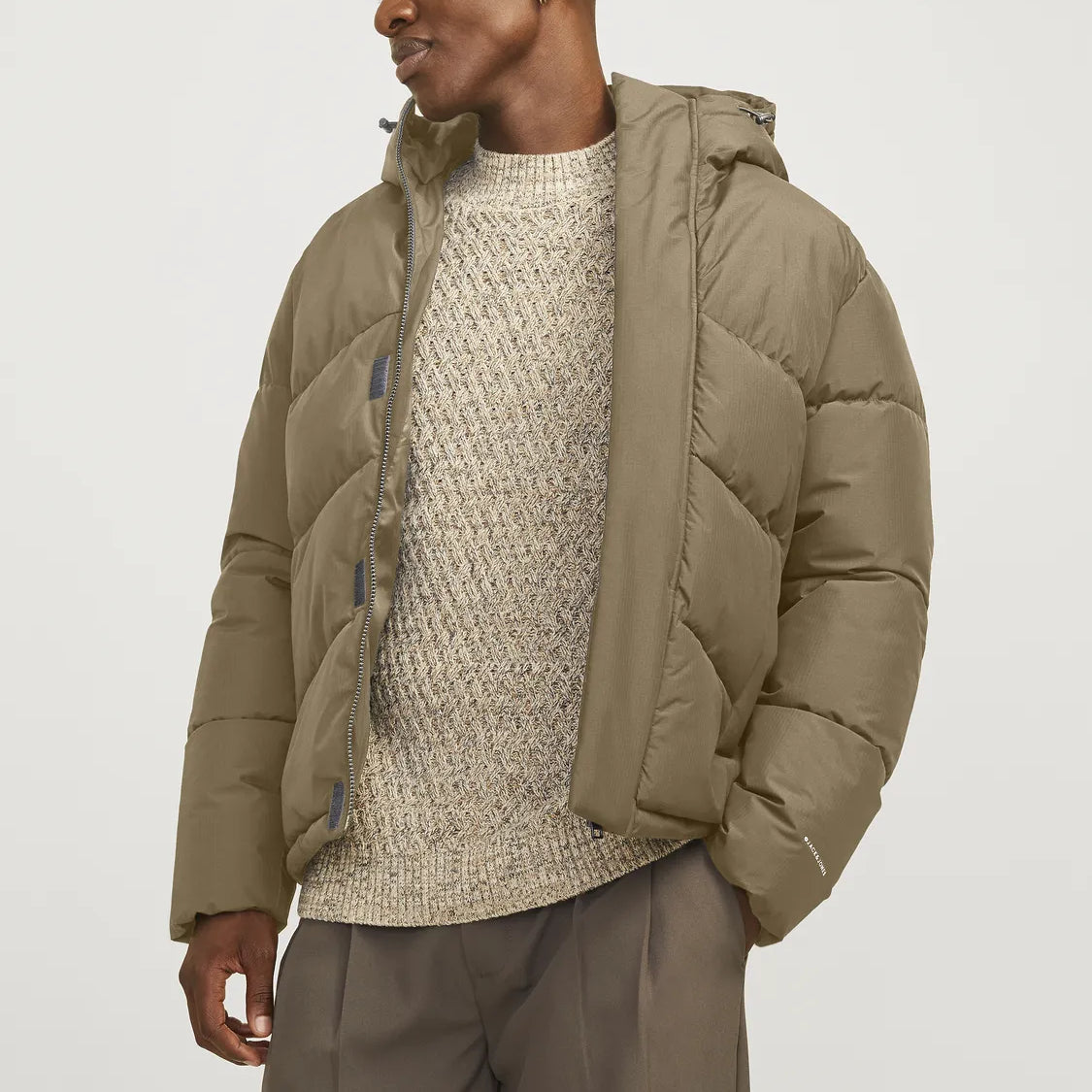 Jack & Jones WORLD Mens Puffer Jacket Elmwood