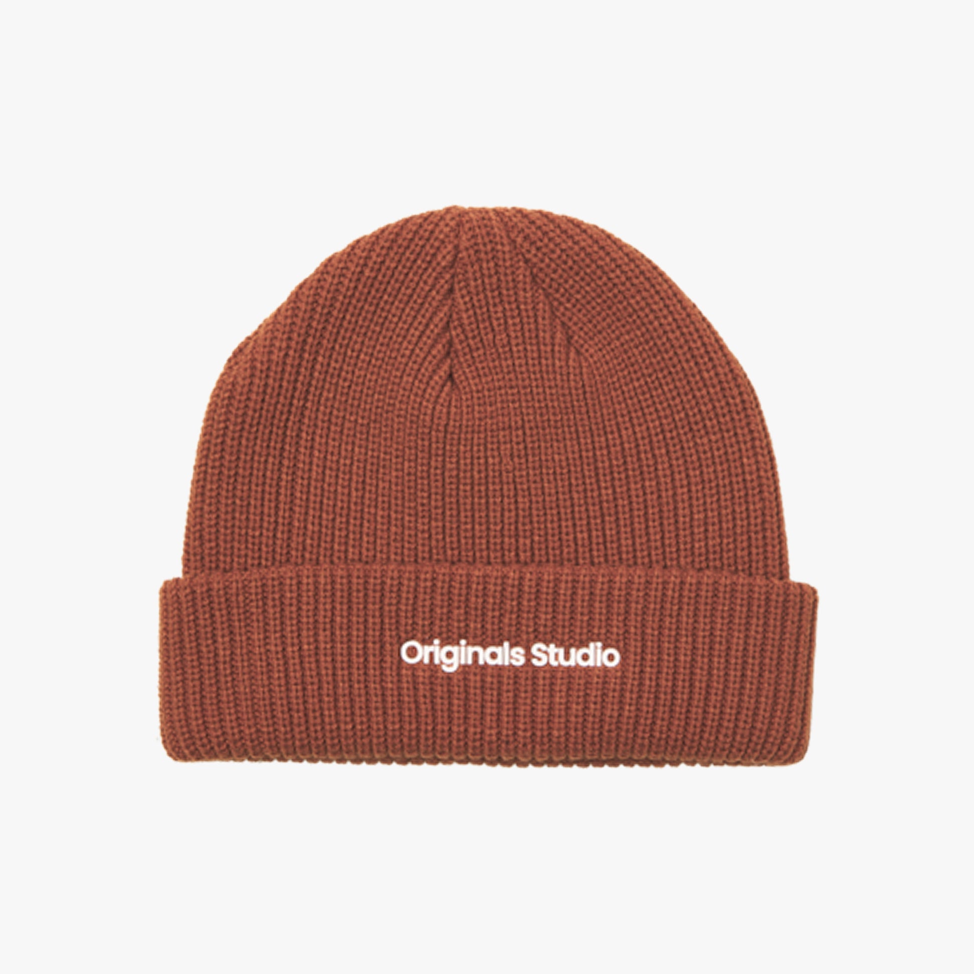 Jack & Jones VESTERBRO Mens Beanie Brandy Brown