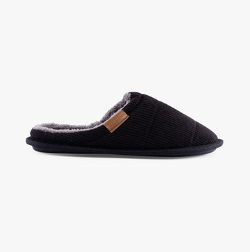 Jack & Jones CORDIE Mens Mule Slippers Anthracite