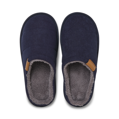 Jack & Jones CORDIE Mens Mule Slippers Navy Blazer