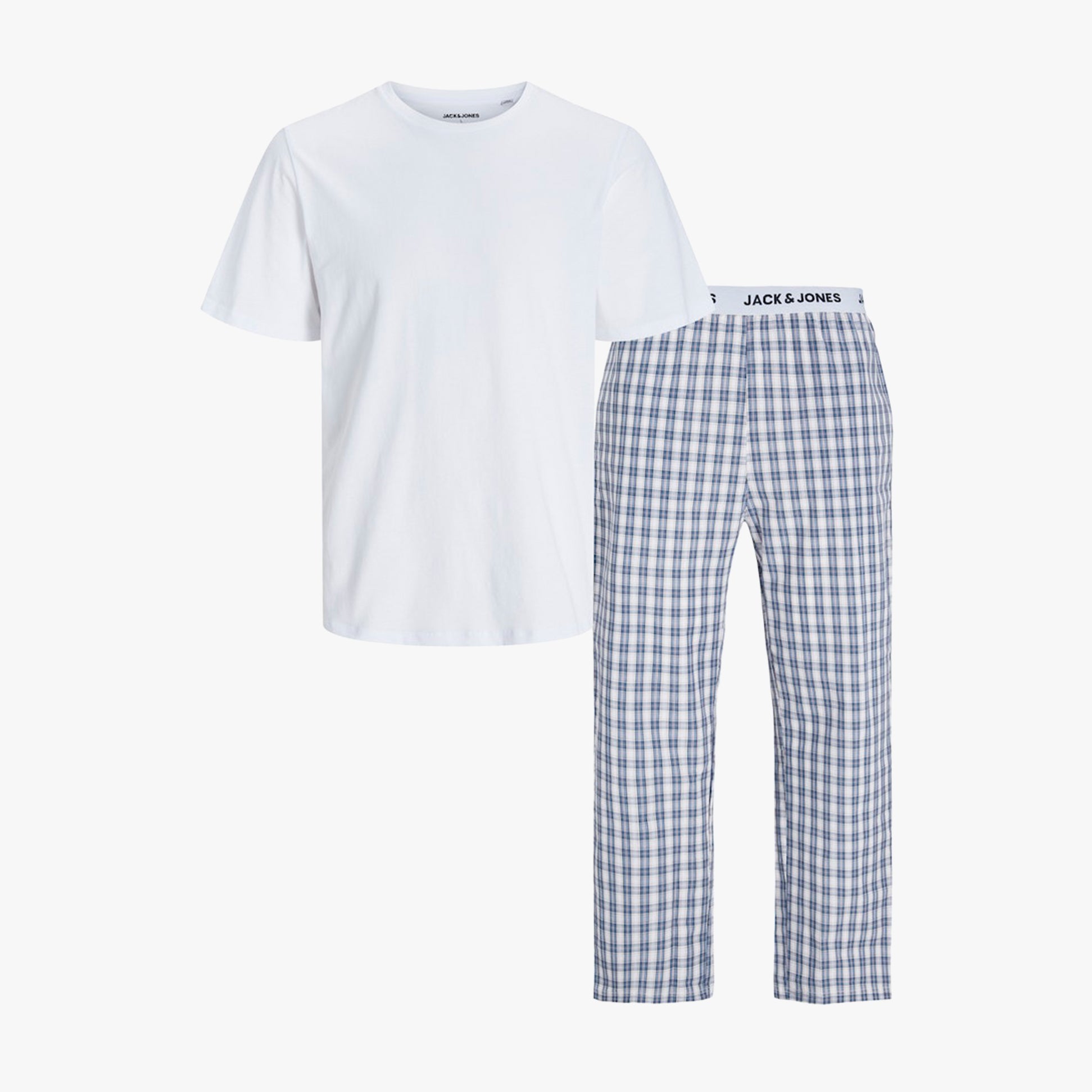 Jack & Jones LUCA SS Mens T-Shirt And Pants Set White