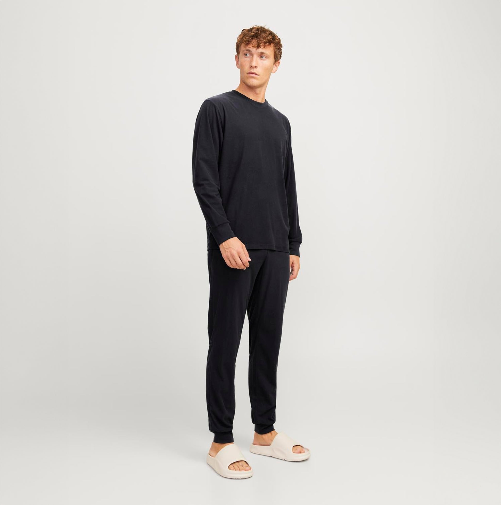 Jack & Jones SOLID LOUNGE Set Mens Black