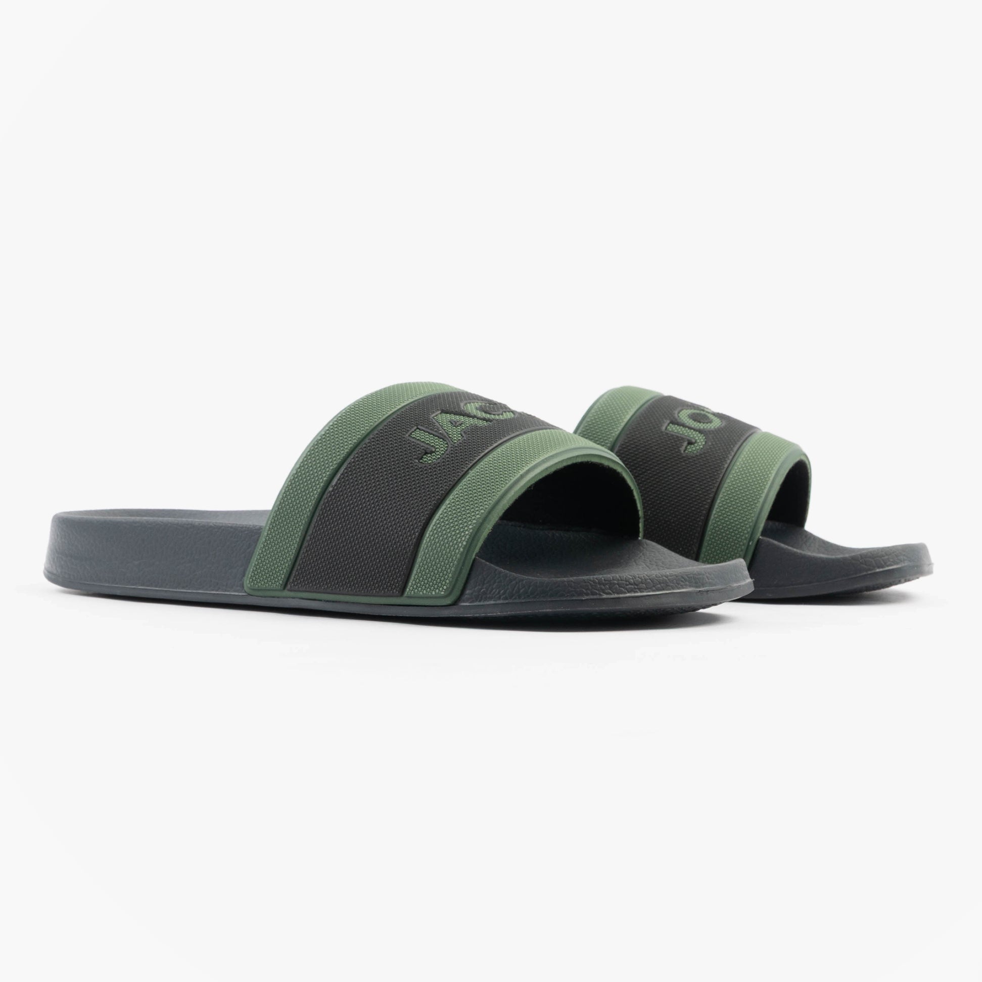 Jack & Jones JARRED Mens Sliders Anthracite