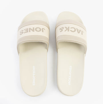 Jack & Jones JARRED Mens Sliders Moonbeam