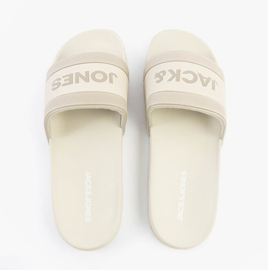 Jack & Jones JARRED Mens Sliders Moonbeam