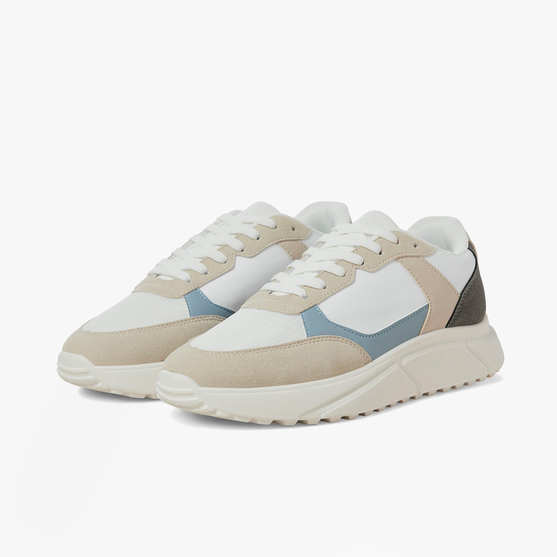 Jack & Jones ASPIRE RUNNER Mens Trainers Moonbeam/Citadel