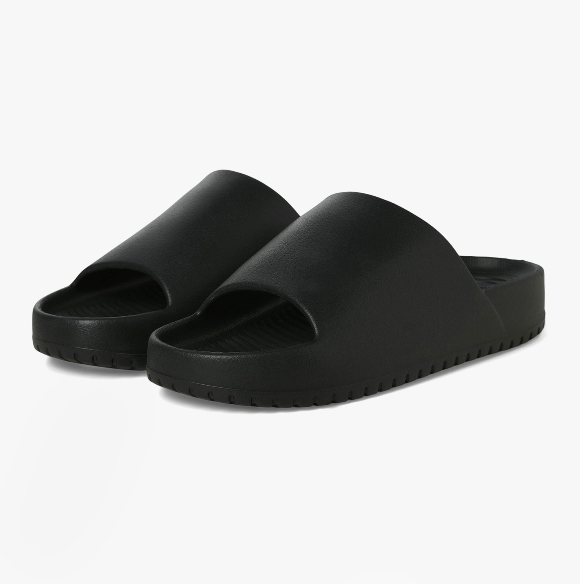 Jack & Jones RIPPLE MOULDED Mens Sandals Anthracite