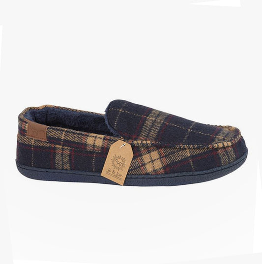 Jo & Joe DALESWAY Mens Slippers Navy