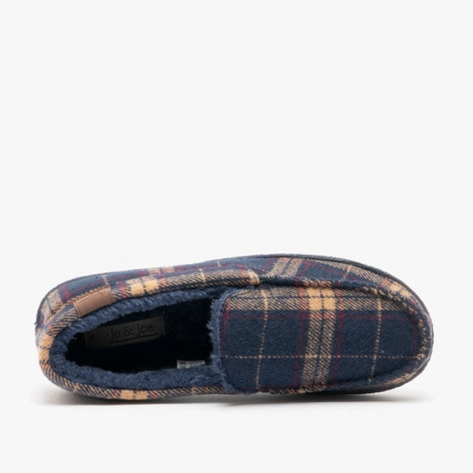 Jo & Joe DALESWAY Mens Slippers Navy