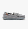 Jo & Joe NEW HAMPSHIRE Mens Moccasin Slippers Grey