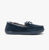 Jo & Joe MALCOLM Mens Moccasin Slippers Navy