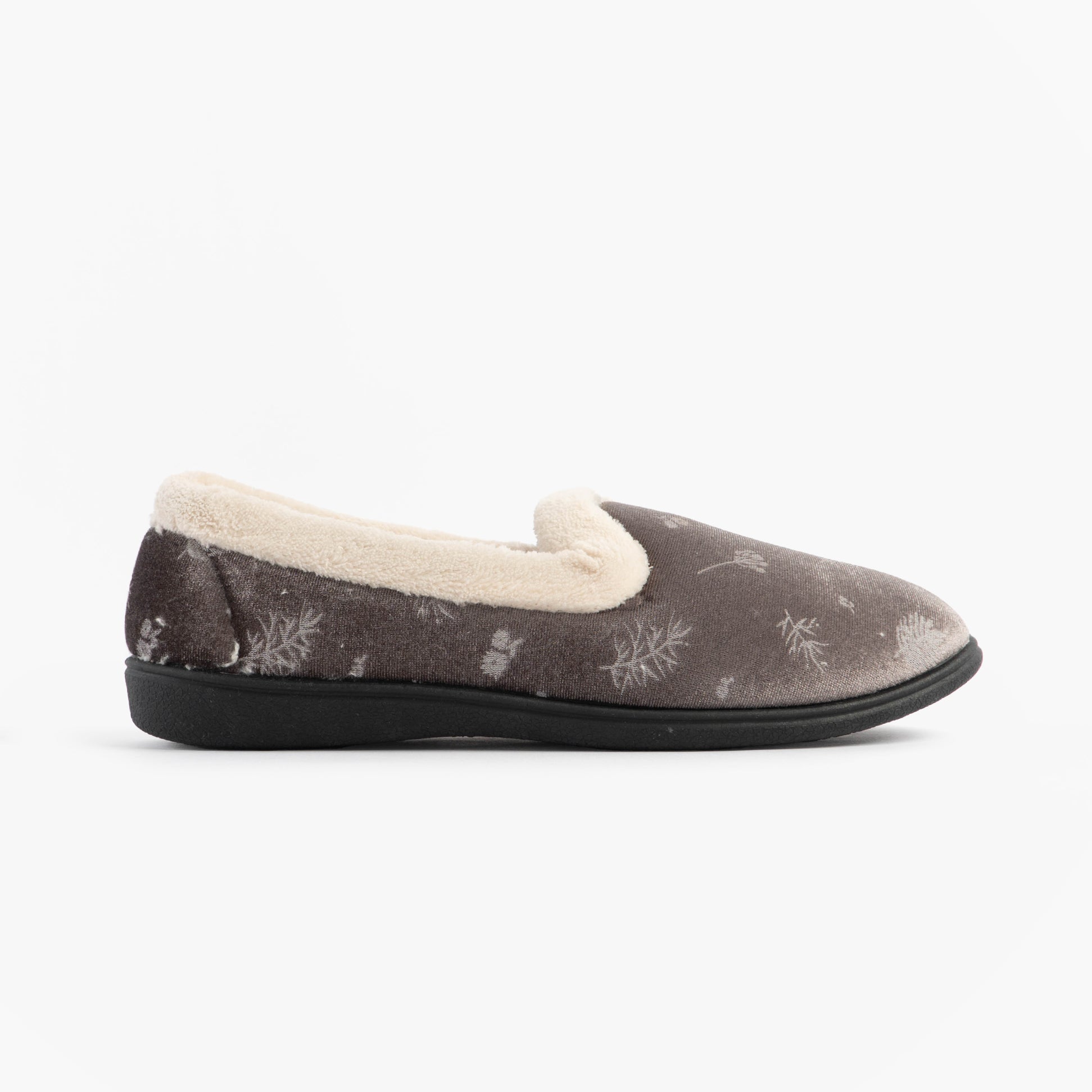 Jo & Joe ANNIE Womens Full Slippers Grey