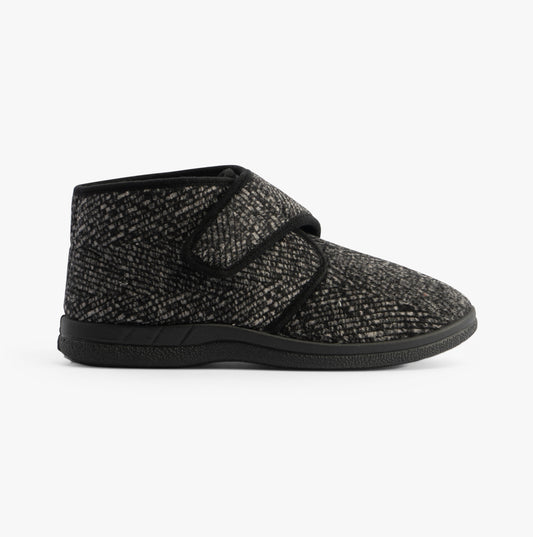 Jo & Joe BOB Mens Slippers Charcoal