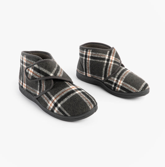 Jo & Joe CECIL Mens Bootie Slipperss Grey