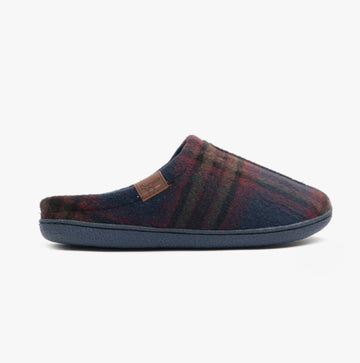 Jo & Joe CELTIC Mens Mule Slippers Navy
