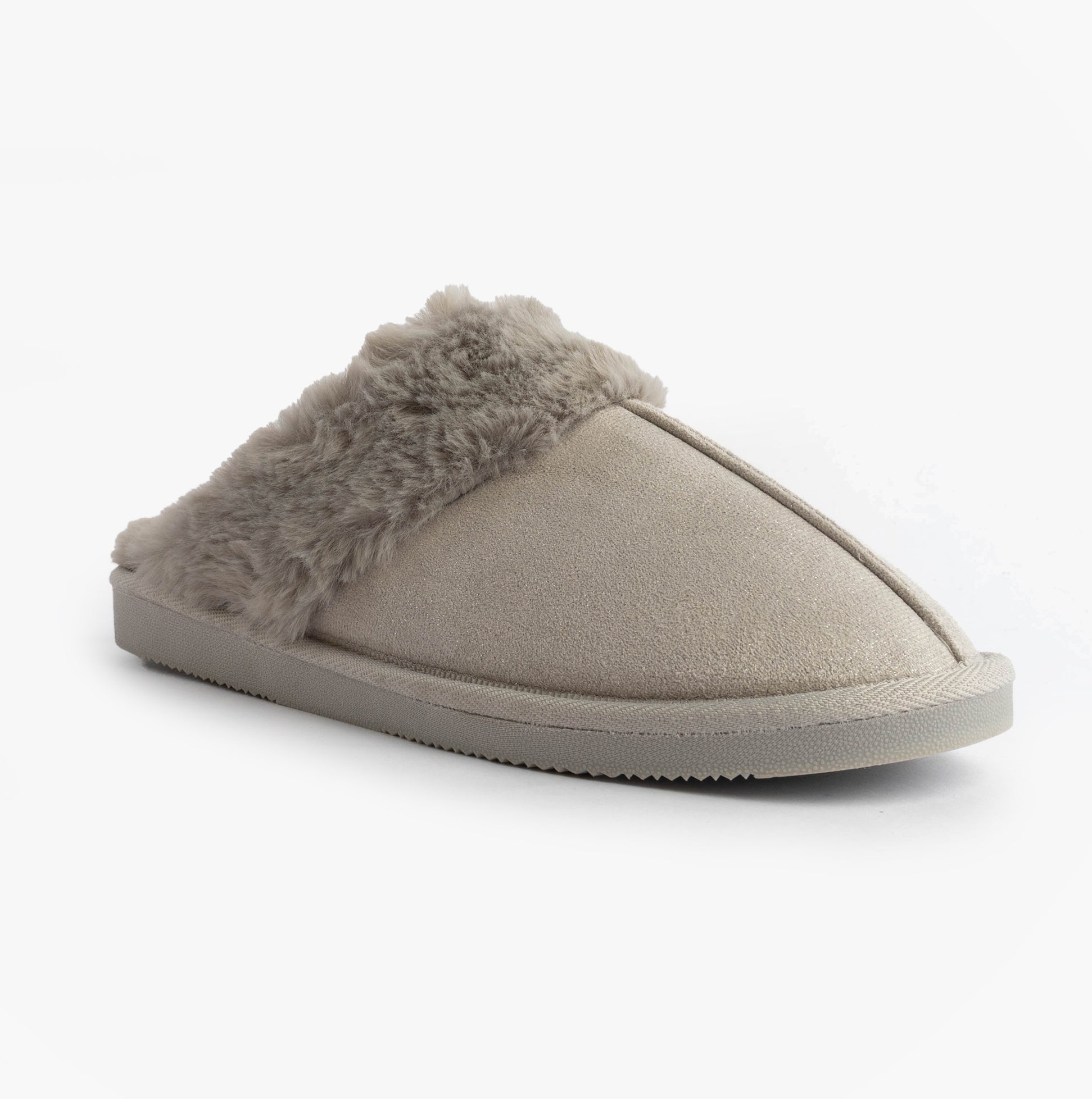 Jo & Joe GLIMMER Womens Mule Slippers Grey
