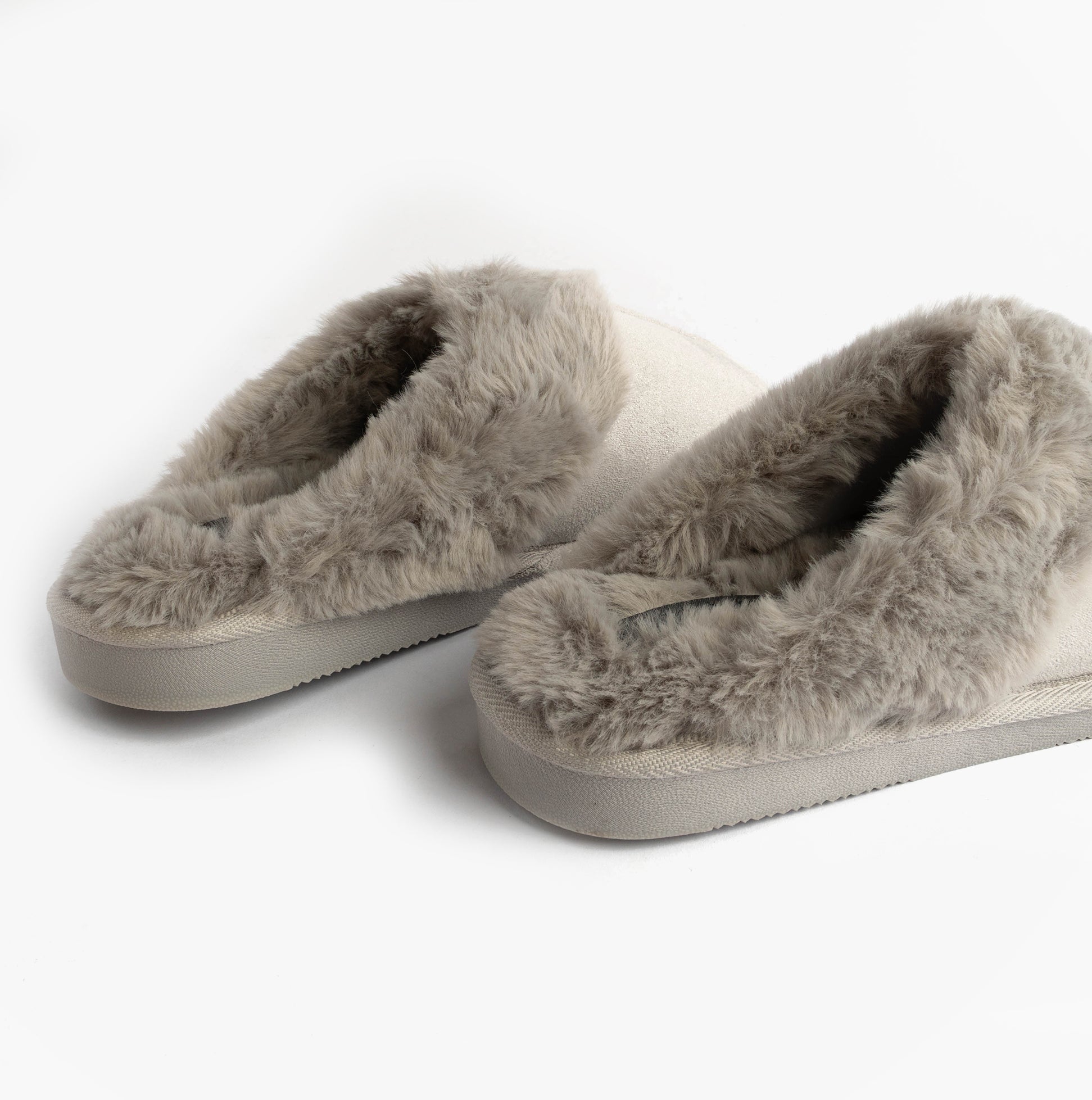 Jo & Joe GLIMMER Womens Mule Slippers Grey