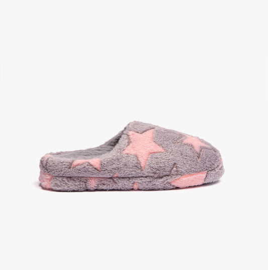 Jo & Joe HALO Womens Slippers Grey