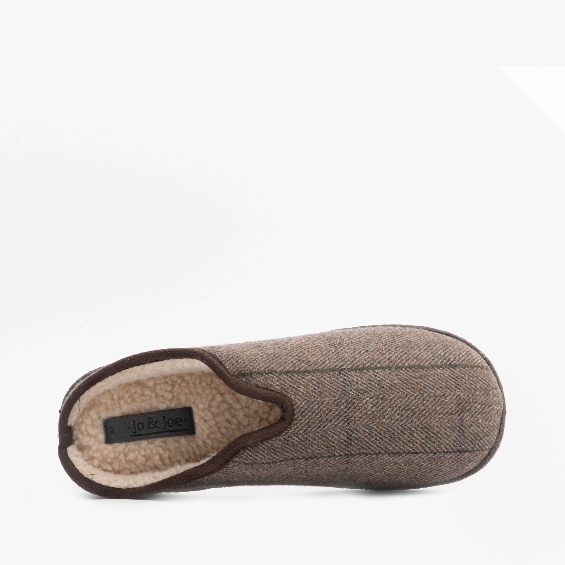 Jo & Joe HAMISH Mens Mule Slippers Dark Brown
