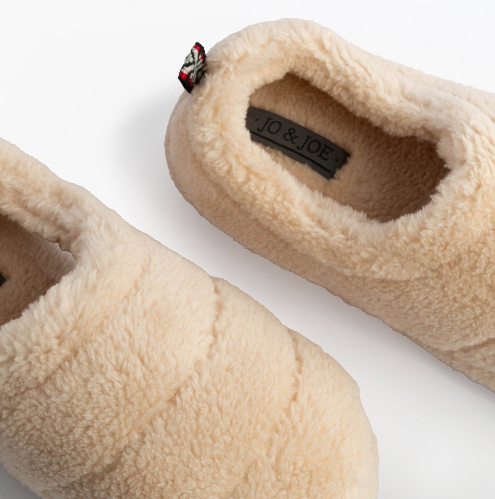 Jo & Joe HATTIE Womens Full Slippers Beige