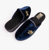 Jo & Joe HELEN Womens Wedge Heel Mule Slippers Navy