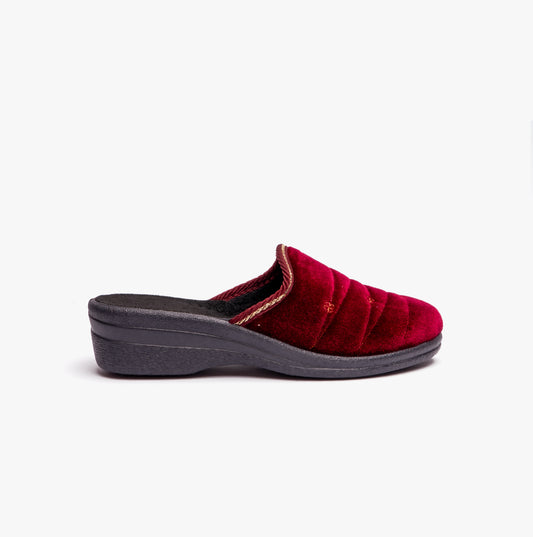 Jo & Joe KATH Womens Slippers Burgundy