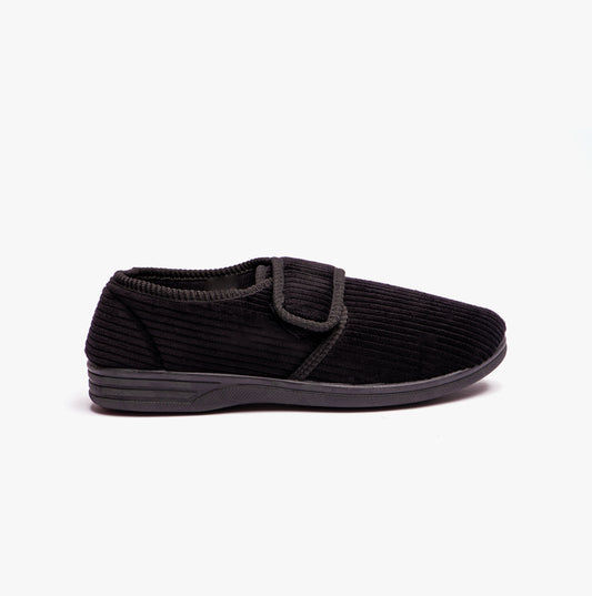 Jo & Joe KEN Mens Slippers Black